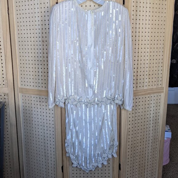 VINTAGE beaded masterpeice - 80's top and skirt, - Picture 2 of 16